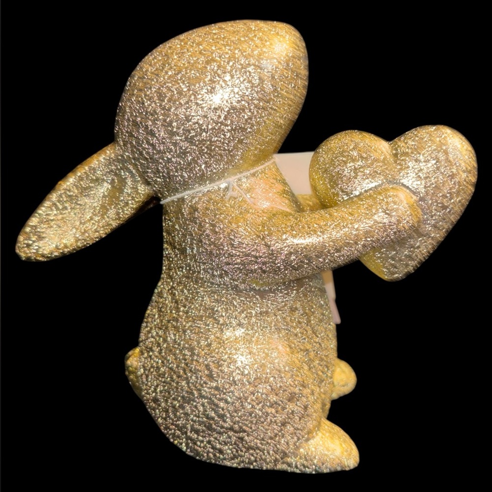 Gold Shimmer Easter Bunny Figurine by Cupcakes and Cashmere